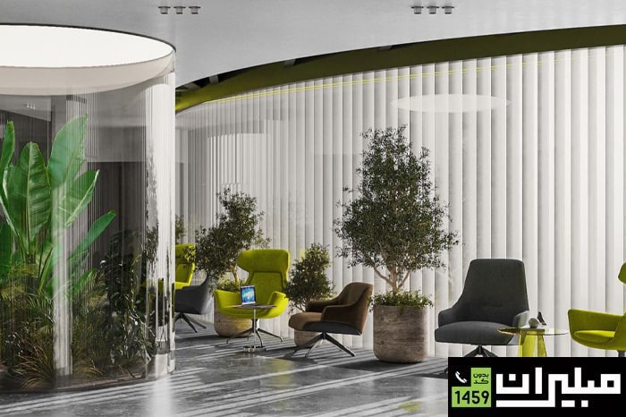 مبلمان برای فضاهای اداری کوچک و توجه به ارگونومی