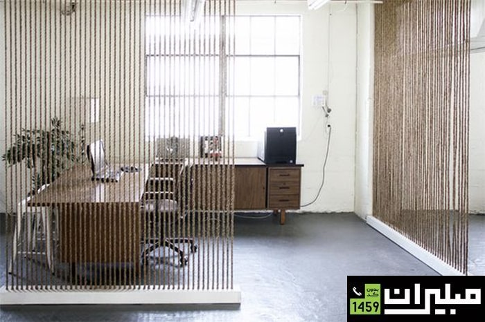 تزیین پارتیشن اداری با پرده‌های کرکره‌ای