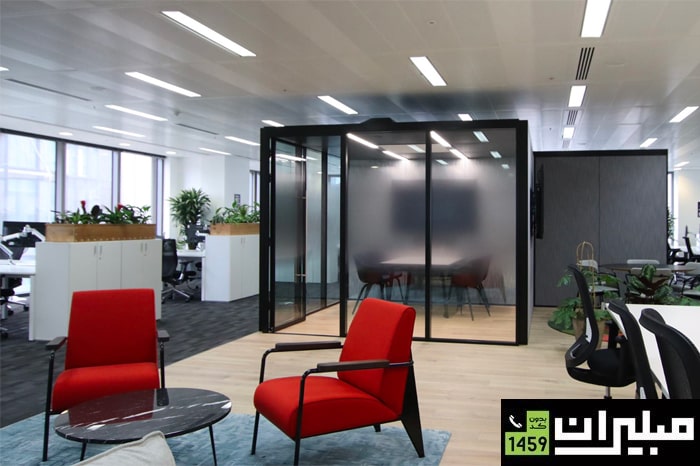 اهمیت نورپردازی و رنگ در دفاتر باز