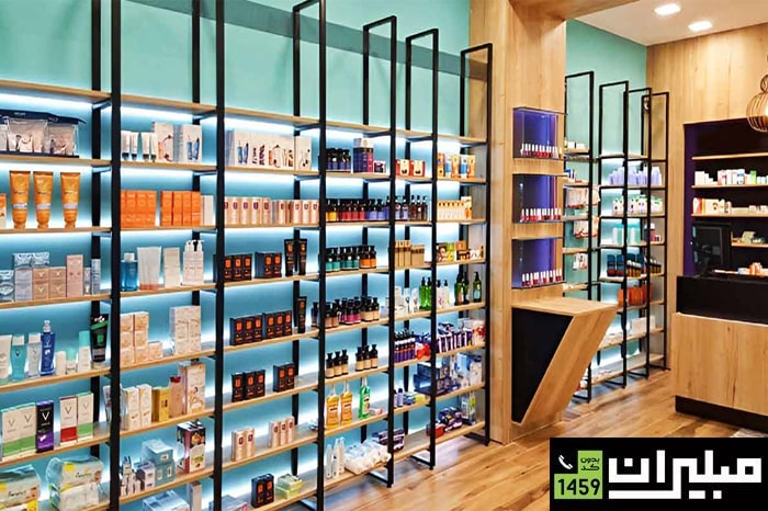 اهمیت قفسه در طراحی دکوراسیون داروخانه