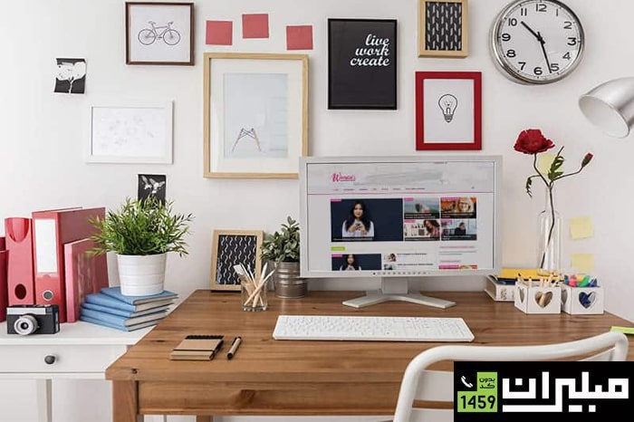 تزیین میز کار با وسایل ساده و جملات انگیزشی