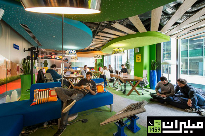  استفاده از مبلمان اداری زیبا، وجه تمایز گوگل 