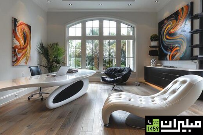 دکوراسیون اتاق مدیریت و جلسات به سبک آرت نووا