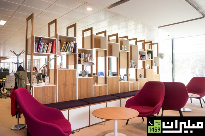 سبک دکوراسیونی مناسب برای مبل اداری زرشکی